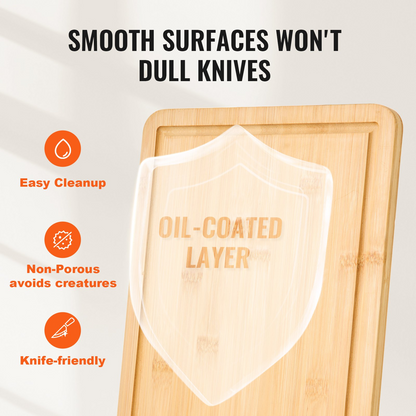 Bamboo cutting board set of 3, view 4