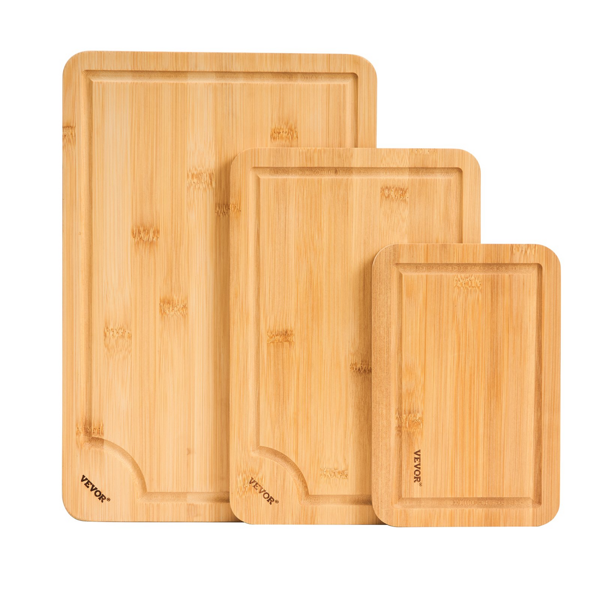 Bamboo cutting board set of 3, view 8
