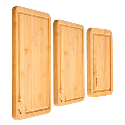Bamboo cutting board set of 3, view 10