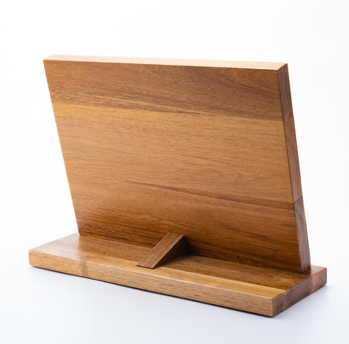 Bamboo magnetic knife holder, view 4