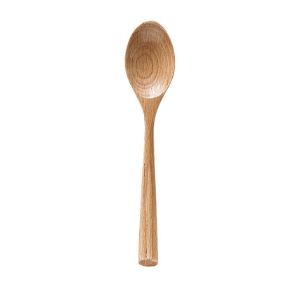 Creative Wooden Tableware, Beech Wood Knife, Fork, Spoon, Three Piece Set Of Solid Wood Natural Color Small Wooden Knife Set