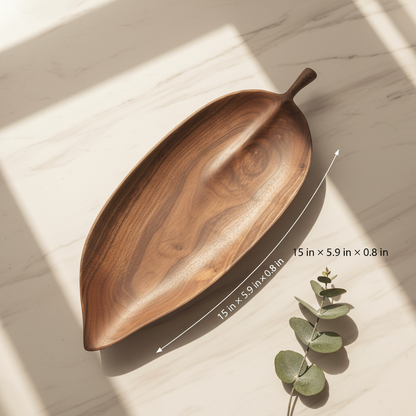 Handcrafted Wooden saucer Serving Tray
