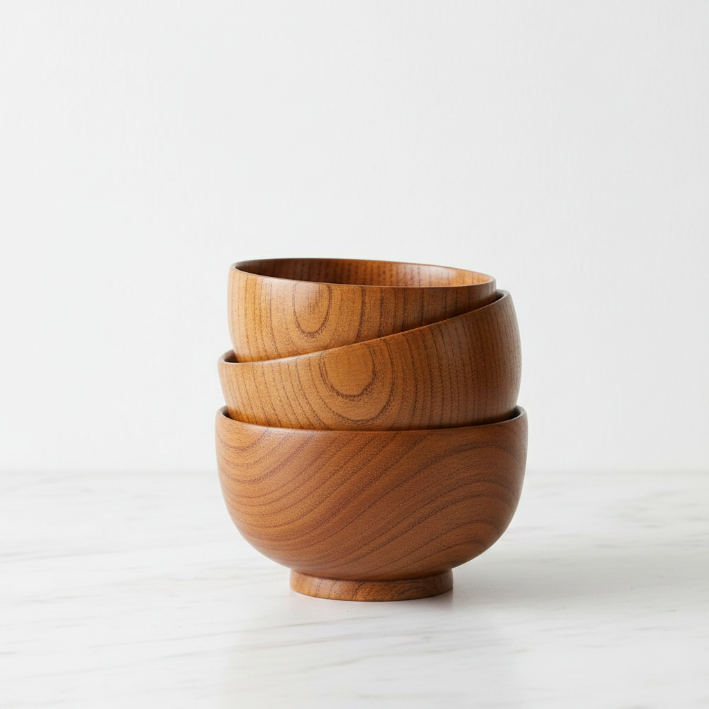 Jujube Wood Bowls - Product Shot