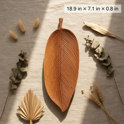 Handcrafted Wooden saucer Serving Tray